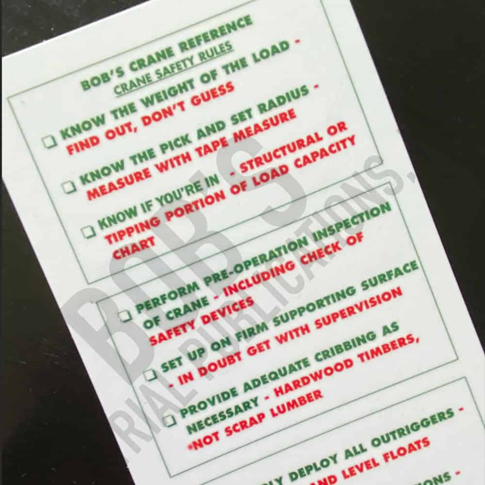 Pocket Sized Reference Card